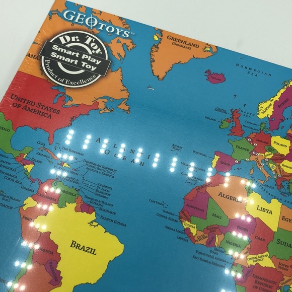 Geo Toys World Puzzle 68 Pieces Jumbo Size! - Picture 4 of 8